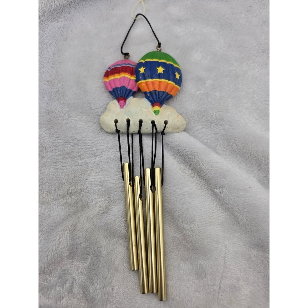 Decorative Hot air balloons Wind Chime With Brass Chimes